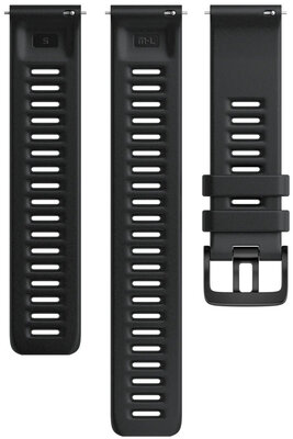 Bracelet en silicone Polar 22mm, noir, taille S, M/L, Quick Release, paiement