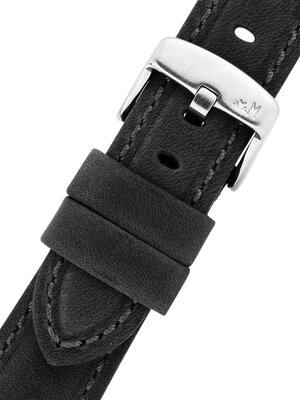 Bracelet en cuir Morellato Perugino 6121D71.019 M, noir