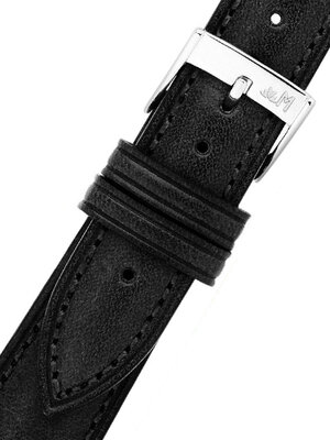 Bracelet en cuir Morellato Reggiani 6122E40.019 M, noir