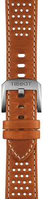 Bracelet en cuir Tissot T852.050.049 20mm, brun