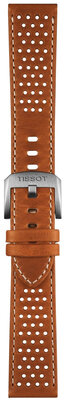 Bracelet en cuir Tissot T852.050.049 20mm, brun