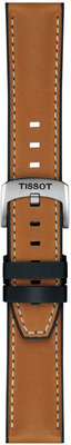 Bracelet en cuir Tissot T852.051.018 21mm, brun