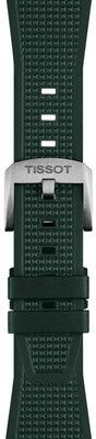Bracelet en caoutchouc Tissot T852.050.987 (pour le modèle Tissot PRX 40mm), vert