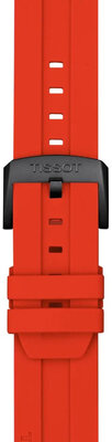 Bracelet en silicone Tissot T852.048.933 22mm, rouge