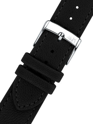 Bracelet en cuir Morellato Debussy 5806D95.019 M, noir, matériau recyclé