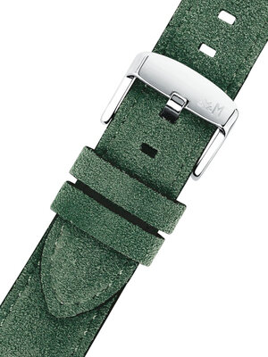 Bracelet en cuir Morellato Schumann 5805D92.073 M, vert, matériau recyclé