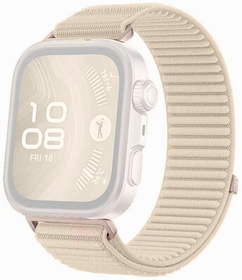 Bracelet en nylon Ricardo (pro Huawei Watch Fit 4), blanc