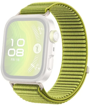 Bracelet en nylon Ricardo (pro Huawei Watch Fit 4), vert