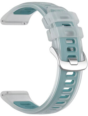 Bracelet en silicone Ricardo 22mm (pro Garmin Forerunner 570 (47mm) aj.), bleu, Quick Release