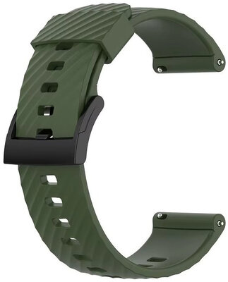 Bracelet en silicone Ricardo 24mm (pro Garmin Venu X1), vert, Quick Release