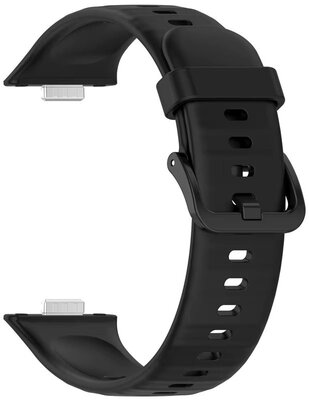 bracelet en silicone Ricardo Lavarone (pour Huawei Watch Fit 3, 4, 4 Pro, 5, 5 Pro), Black