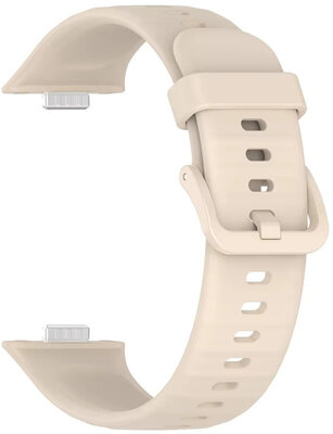Bracelet en silicone Ricardo (pro Huawei Watch Fit 4), beige