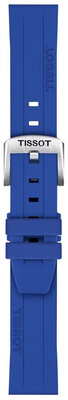 Bracelet en silicone T852.051.023 18mm, bleu, Quick Release