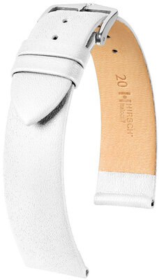 Bracelet en cuir Hirsch Italocalf 17802000-2, blanc, veau