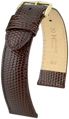 Bracelet en cuir Hirsch Rainbow L 12322610NQ-1, marron, cuir de veau, longueur L