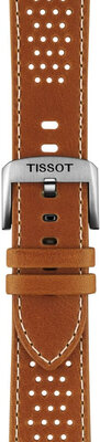Bracelet en cuir Tissot T852.051.017 22mm, brun, Quick Release