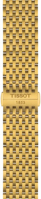 Bracelet en acier Tissot T852.049.487 20mm, doré, Quick Release
