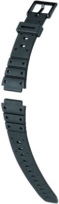 Bracelet en silicone Hirsch Paraglyding L 46438850-5, noir, longueur L