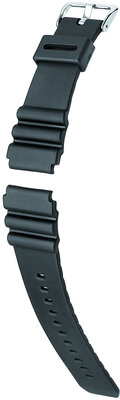 Bracelet en silicone Hirsch Sumo L 46488850-2, noir, longueur L