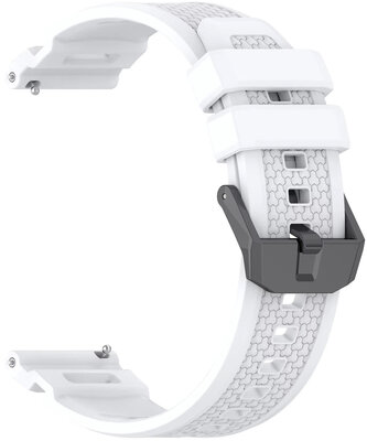 Bracelet en silicone Ricardo 24mm (pro Garmin Venu X1), blanc, Quick Release