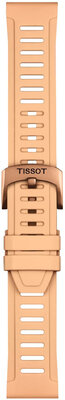 Bracelet en silicone Tissot T852.050.298 21mm, beige