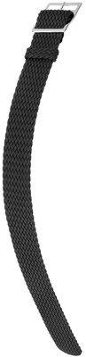 Bracelet textile Hirsch Delta L 41724850-2, noir, longueur L