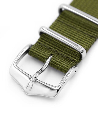 bracelet textile Hirsch Rush Recycle XL 40536040-2, vert, longueur XL