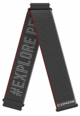 Bracelet en nylon Coros (pro Apex 2 Pro), noir, Quick Release