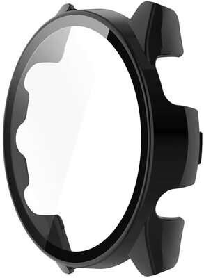 Housse de protection (pro Garmin Forerunner 165), plastique, noir + verre