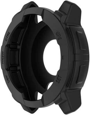 Housse de protection (pro Garmin Instinct 3, 45mm), plastique, noir