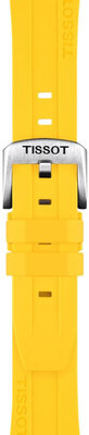 Bracelet en silicone Tissot T852.050.994 20mm, jaune, Quick Release