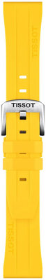 Bracelet en silicone Tissot T852.050.994 20mm, jaune, Quick Release