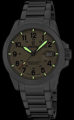 Festina Swiss Made Field 20081/1 (+ 2 bracelets de rechange)