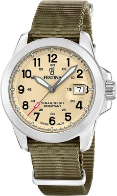 Festina Swiss Made Field 20081/1 (+ 2 bracelets de rechange)
