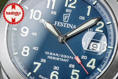 Festina Swiss Made Field 20081/2 (+ 2 bracelets de rechange)