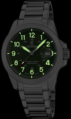 Festina Swiss Made Field 20081/3 (+ 2 bracelets de rechange)