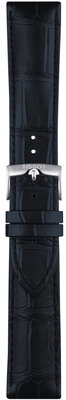 Bracelet en cuir Tissot T852.051.025 22mm, bleu, Quick Release