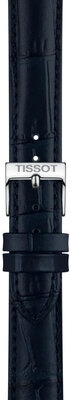 Bracelet en cuir Tissot T852.051.034 16mm, bleu, Quick Release