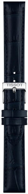 Bracelet en cuir Tissot T852.051.034 16mm, bleu, Quick Release