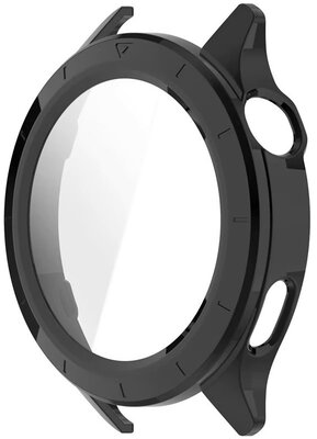 Coque de protection (pour Xiaomi Watch S4 47mm), plastique, noir + verre