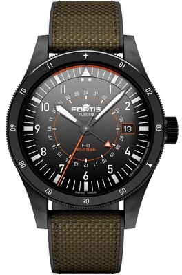 Fortis Flieger F-43 Triple-GMT Automatic COSC Chronometer F4260004 Limited Edition 100pcs (+ bracelet de rechange)