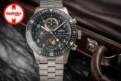 Fortis Novonaut N-42 Automatic Chronographe Amadee-24 F2040016 Limited Edition 100pcs (+ bracelet de rechange)
