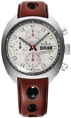 Edox Sportsman Automatic Chronograph 01132 3G BEAN Juan Manuel Fangio Limited Edition 115pcs (+ bracelet de rechange)
