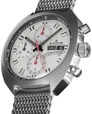 Edox Sportsman Automatic Chronograph 01132 3G BEAN Juan Manuel Fangio Limited Edition 115pcs (+ bracelet de rechange)
