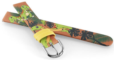 Bracelet en simili-cuir JVDRJ7228.3 14mm, brun, enfants