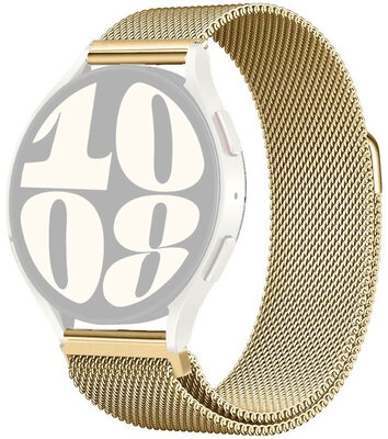 Bracelet en acier Ricardo Venosa, doré, Quick Release, magnétique