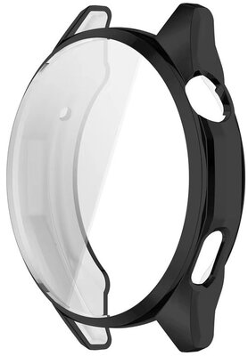 Coque de protection (pour Huawei Watch GT 6/7, 46mm), plastique, noir + verre