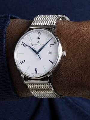 Maurice Lacroix Eliros Gents EL1118-SS00E-120-C (+ bracelet de rechange)