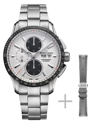 Maurice Lacroix Pontos Pontos S Automatic Chronograph PT6038-SSL2H-130-A (+ bracelet de rechange)