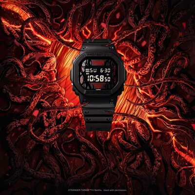 Casio G-Shock Original DW-5600STT-1ER Stranger Things Collaboration